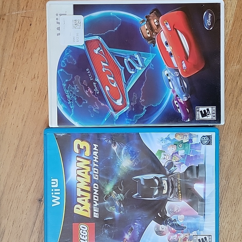 LEGO Batman 3 Beyond Gotham for Nintendo Wii U Disney Pixar Cars 2 Wii